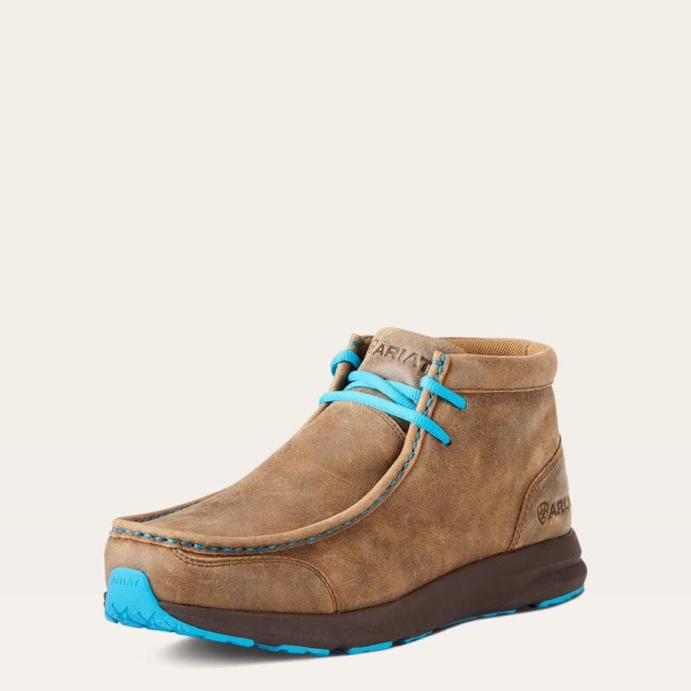Ariat Men's Tan and Blue spitfire shoes